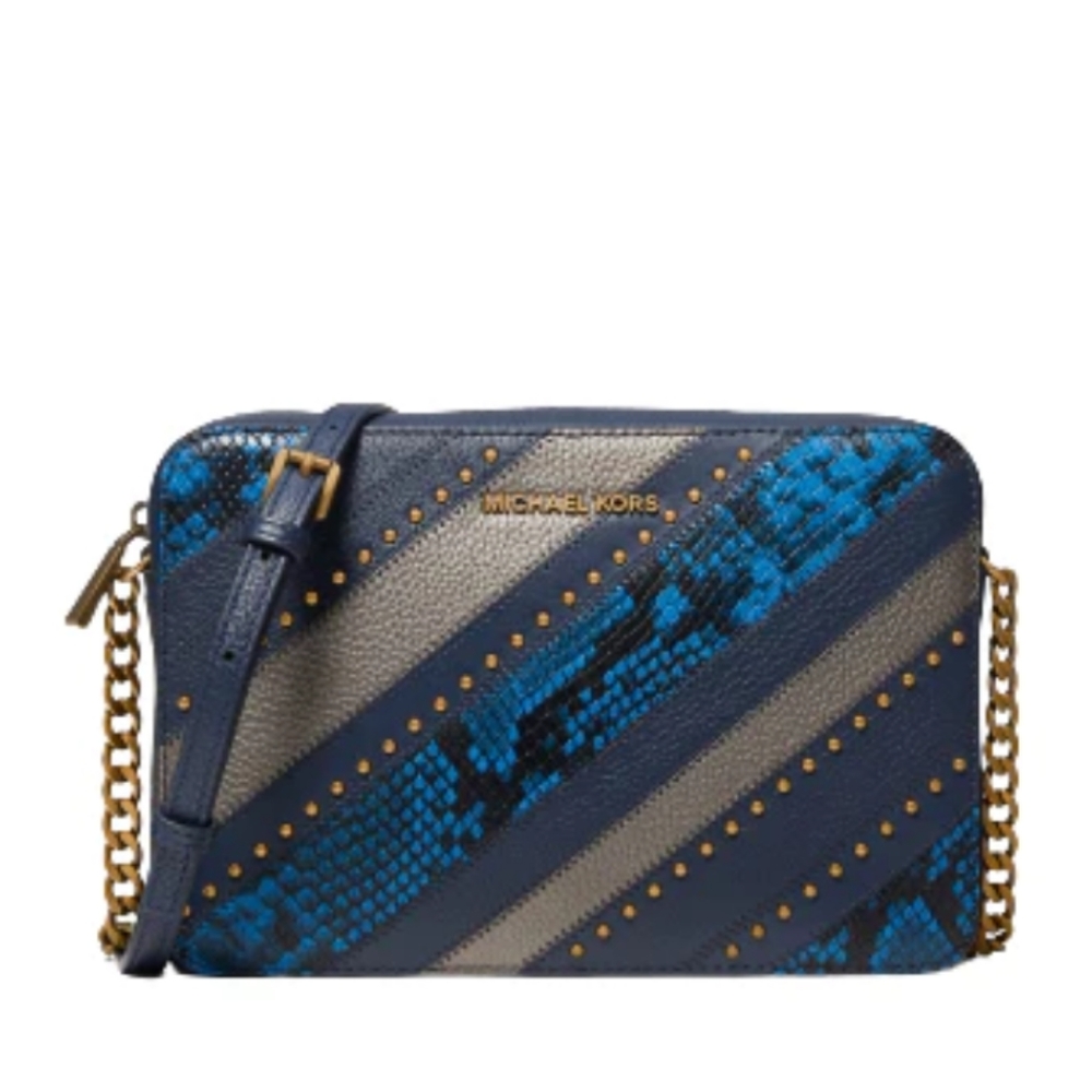 Michael Kors Nwot Exotic Patchwork Crossbody Bag - image 1